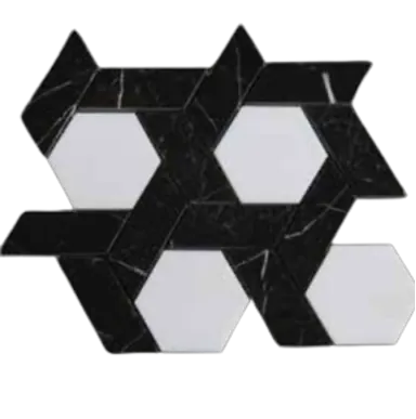 Geometric mosaic pattern swatch