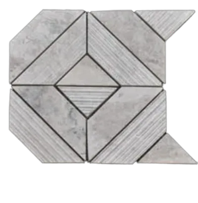 Geometric mosaic pattern swatch