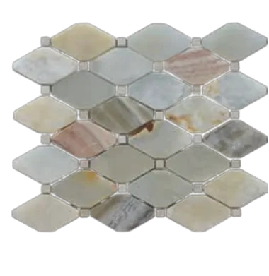 Geometric mosaic pattern swatch
